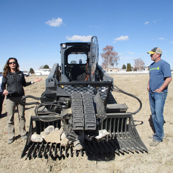 TerraClear rock picker featured in the Capital Press