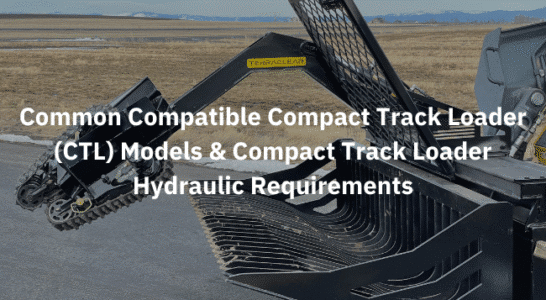 TerraClear Rock Picker compatibility chart and hydraulic requirements