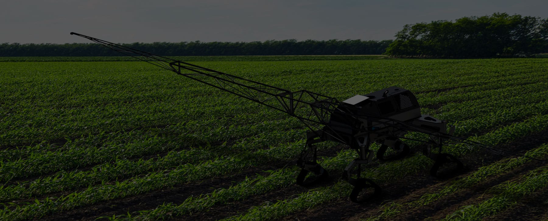 Autonomous TerraClear TerraScout farm robot capturing high-resolution field images for AI-powered rock detection and precision farming