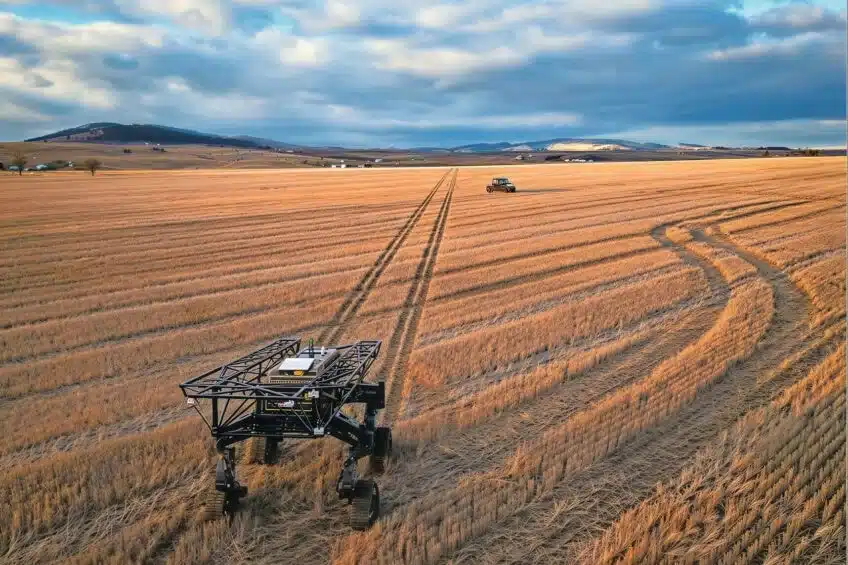 TerraScout being tested in a field