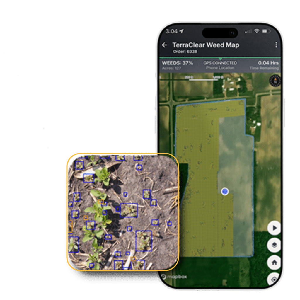 TerraClear Giant Ragweed Map for Organic Farmers